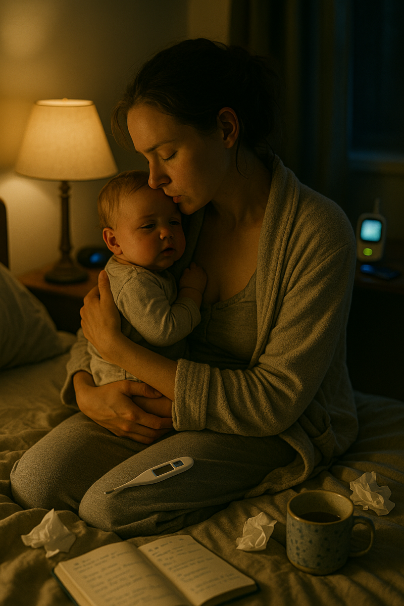 When Your Baby Feels Warm for the First Time