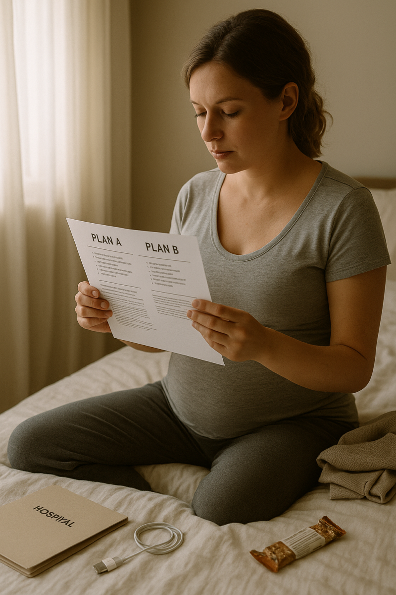 When the Birth Plan Goes Up in Smoke