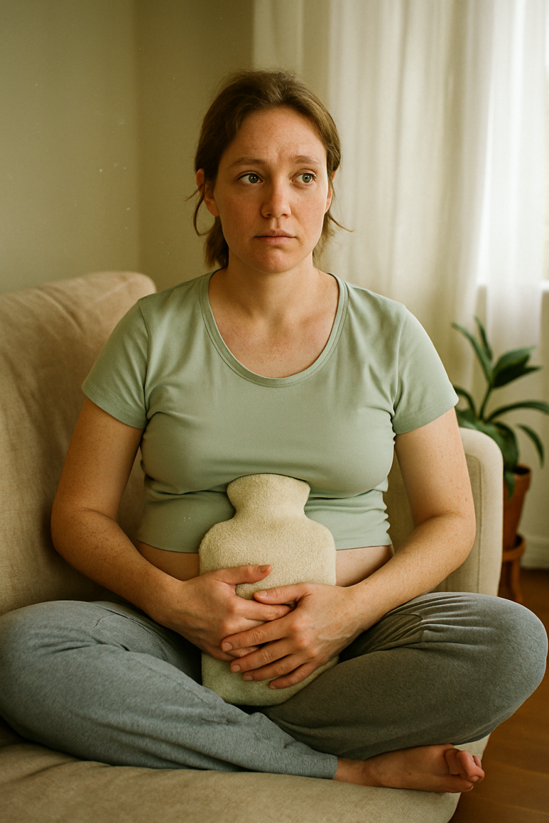 That second-trimester cramping that feels like period-like pain