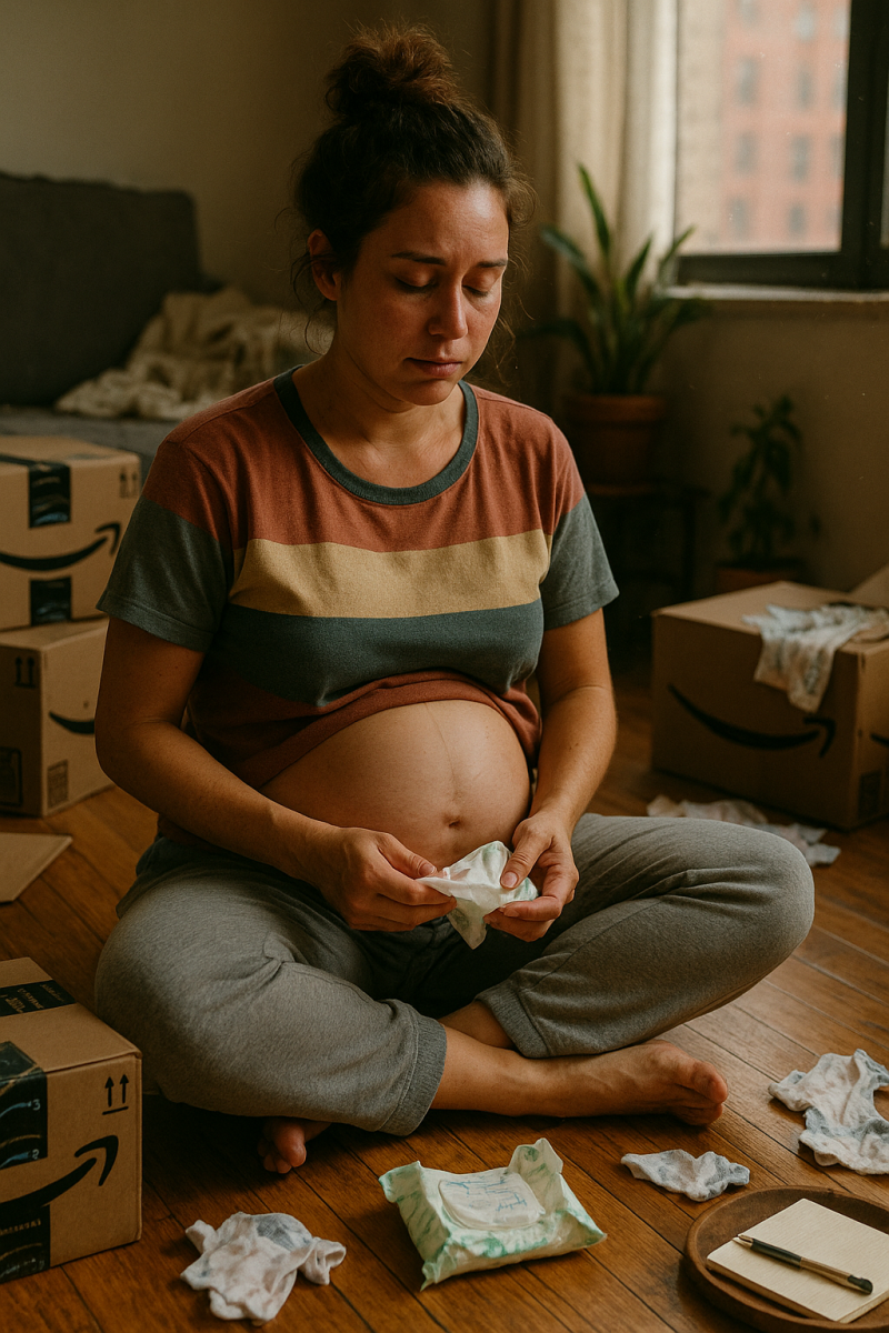 When You're 8 Months Pregnant and Crying Over Spilled Milk (Literally)